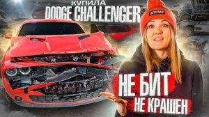 Купила Dodge Challenger чуток БИТЬЁ