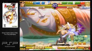 Street Fighter Alpha 3 Max [PSP] - Fei Long Gameplay (Expert Mode)