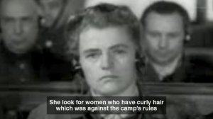 Execution of Maria Mandl Nazi SS head of women's camp at Auschwitz