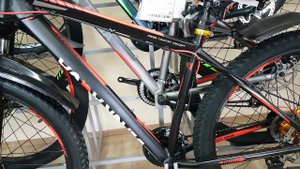 Black Aqua Cross 2992+ matt D полуфэт велосипед видео обзор.