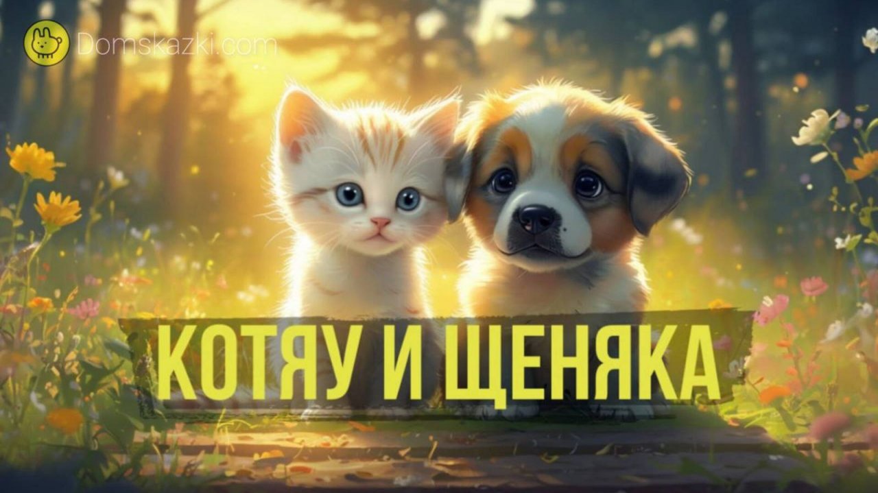 Котяу и Щеняка | Аудиосказка для малышей