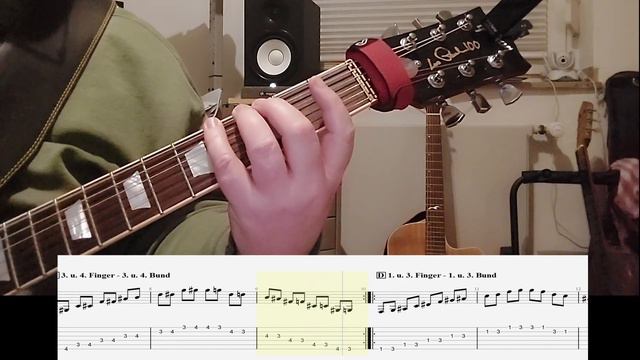 Finger gymnastics on the guitar 2024