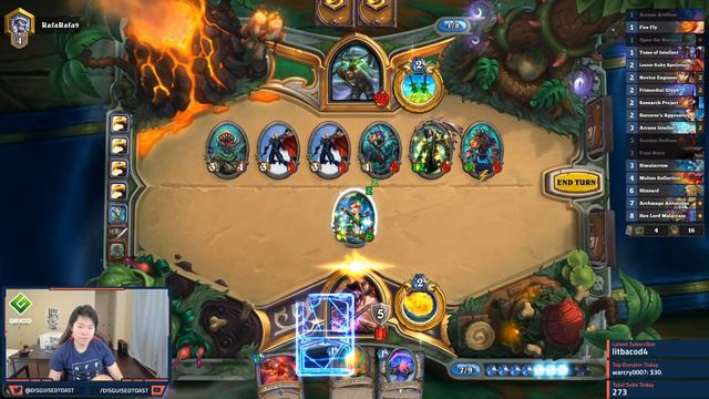 Most INSANE ENDING w/ Hex Lord Malacrass! | New Exodia Quest Mage | Rastakhan's Rumble | Hearthston смотреть онлайн