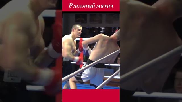 Мастер спорта безжалостно отправляет 3 раза в нокдаун соперника! И новая заставка Реального Махача)