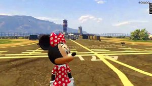 🔴gta 5 Minnie Mouse Vs mickey mouse Scary - Mod minnie e mickey no gta 5