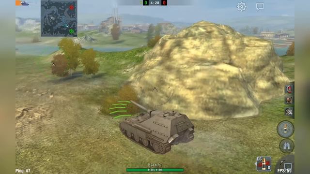 Первый взгляд: Jagdpanther II [WoT: Blitz] смотреть онлайн