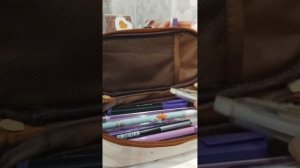 ПЕНАЛ В 💜🤍 цветах #подписка #пиши_цвет