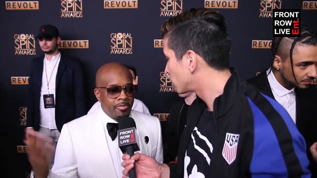 Jermaine Dupri Talks “Breaking Barriers” Award at Global Spin Awards 2018