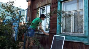 Все перенервничали.На соревнованиях.Хотела установить маскитную сетку,но..