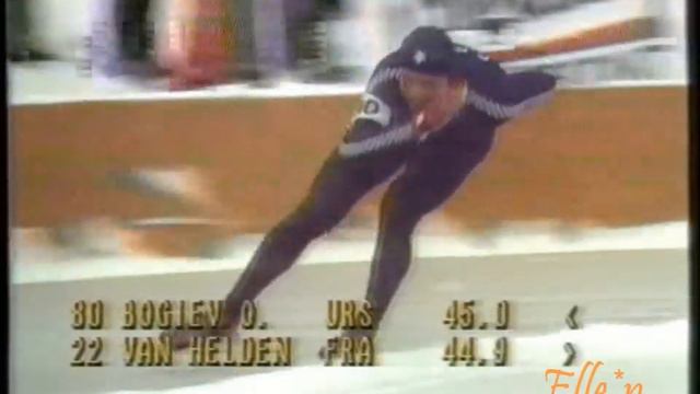Olympic Winter Games Sarajevo 1984 - 1500 m Bozhev - Van Helden смотреть онлайн