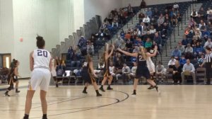 Destiny Adams buries a three from the top of the key