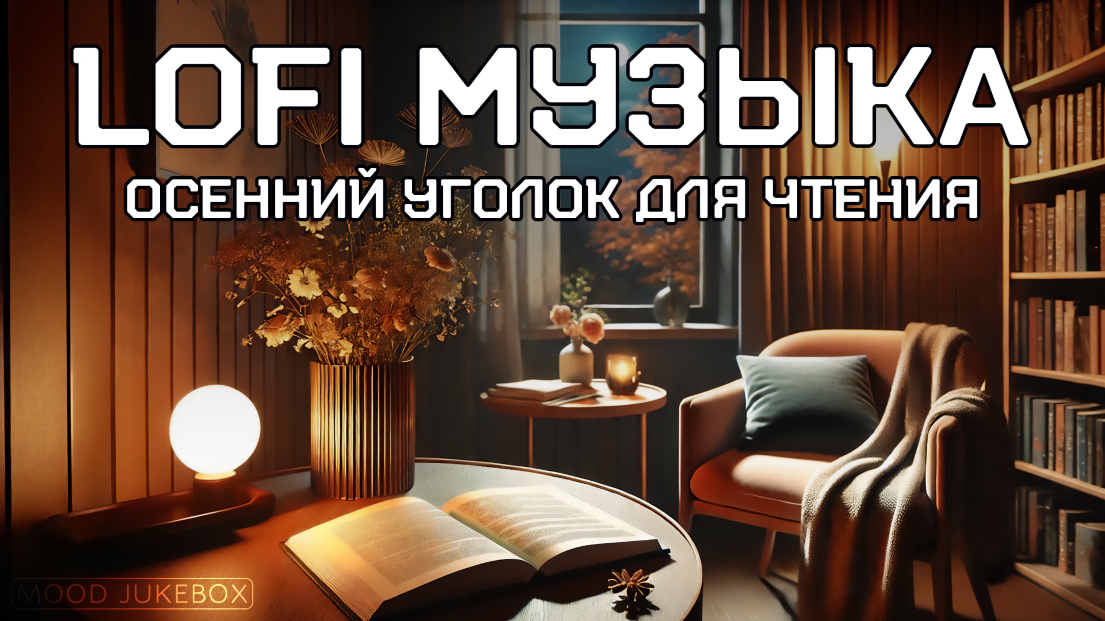 LOFI Музыка для отдыха, работы и учебы. Осенний уголок для чтения 🍁📚