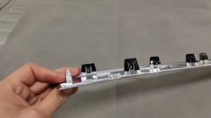 Накладка заднего бампера нижняя серебристая для Changan cs95plus