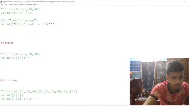 Basics of Python| Lecture 11| Python Tutorial| Soumik Roy Chowdhury