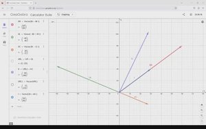 Создание векторных диаграмм в программе GeoGebra