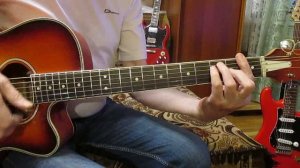 Снегири-Ю. Антонов-(как играть на гитаре аккорды)