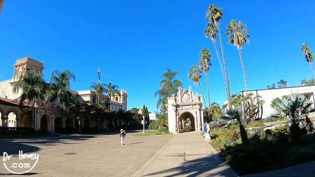 Treadmill Virtual Run 41: Balboa Park, San Diego, California, USA