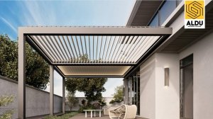 Раздвижная кровля ALDU® Sunglo W — биоклиматические перголы для террас, кафе и отелей