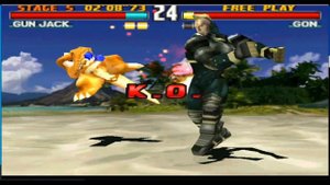 Tekken 3 gameplay || Gun Jack secret moves ||