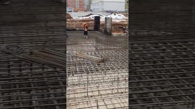 Новый большой объект для заливки бетона