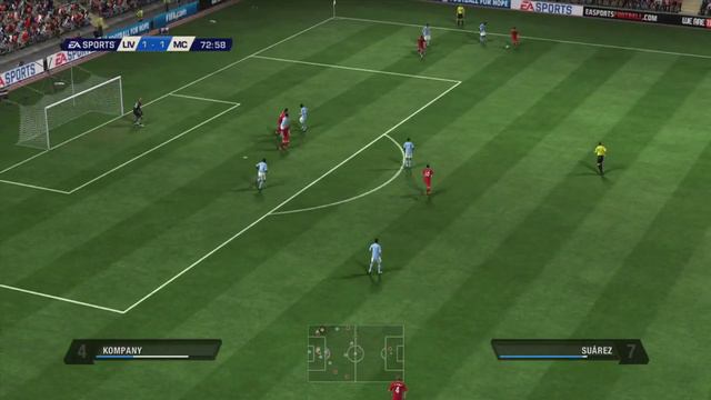 FIFA 11 - Liverpool vs Manchester City смотреть онлайн