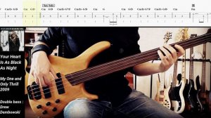 Your Heart Is As Black As Night - Melody Gardot | Bass cover with tabs #58