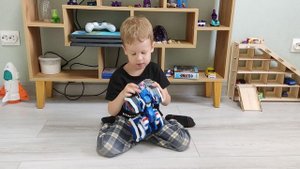 Трансформер Геомека(GEOMECHA) . Видео от ребенка для детей