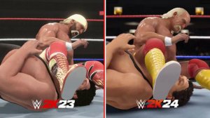 WWE 2K24 vs WWE 2K23 First Graphic Comparison
