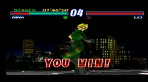 TEKKEN 3 NINA GAMEPLAY WITH ENDING