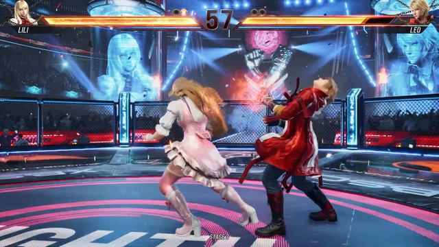 Tekken 8 LILI VS LEO slow motion video 4K смотреть онлайн