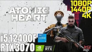 Тест i5 12400F RTX3070 1080X1440P
