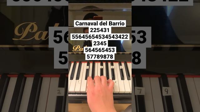 Carnaval del Barrio #piano #pianomusic #pianotutorial #pianocover #pianolessons #intheheights