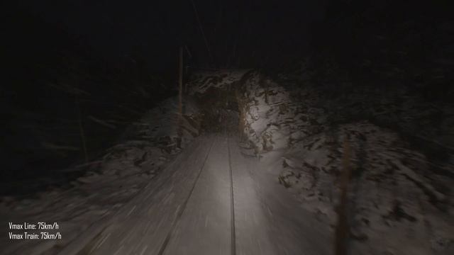 Путешествие на поезде в метель! 🌨️🌨️❄️🌬️