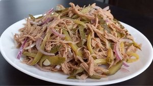 Знаменитый Мясной САЛАТ всего из трех ингредиентов а вкусный какой! САЛАТ "ШАХТЕРСКИЙ"