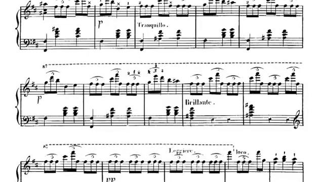 Louis M. Gottschalk - Souvenirs d´Andalousie for Piano Op. 22 (1851) [Score-Video] смотреть онлайн