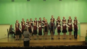 Хор "Искорка" - 1. "Весенняя", 2. "Я посеяла ленку", 3. "Вечер"