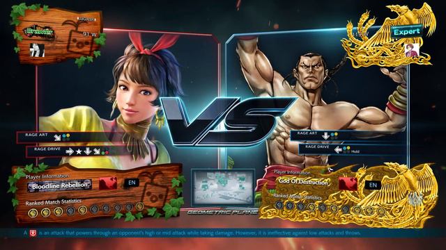 tekken 7 online play josie VS feng rank games (pc ver) смотреть онлайн