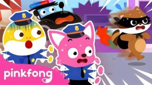 Veo, Veo with Police Car | Catch the Thieves | Car Video | Pinkfong Car Story for Kids
