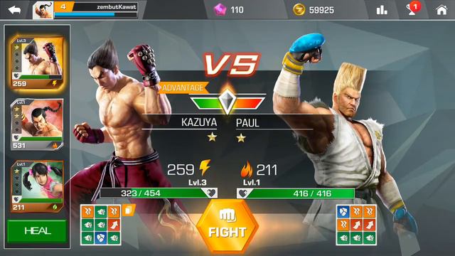 Tekken Mobile - Kazuya Gameplay (Android/Ios) смотреть онлайн