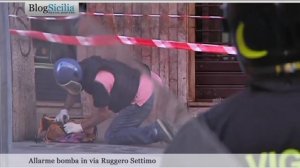 Allarme bomba in via Ruggero Settimo