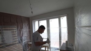 Покраска потолка, настраиваем клиншот, подбираем давление, Роман Богачев
