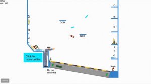 БУТЫЛКА ВОДЫ ЧЕЛЛЕНДЖ ! СДЕЛАЛ САМЫЙ СЛОЖНЫЙ ТРЮК БУТЫЛКАМИ В HAPPY WHEELS ! ИГРАЕМ В ХЭППИ ВИЛС