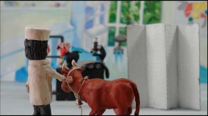 Корова в скафандре.  Мульт-студия "Лисица", г. Ейск