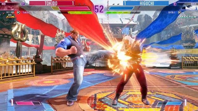 SF6 🔥 Tokido (Ken) Vs Higuchi (Guile) 🔥 Street Fighter 6