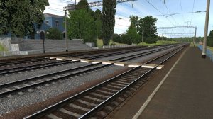 Трафик поездов по станции Сербка, 2 часть (Маршрут Одесса-Колосовка) Trainz