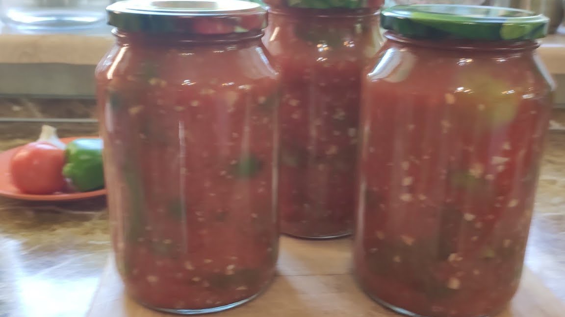 Острый перец в томате, зимой будет не оторваться. Готовим вкусняшки на зиму.