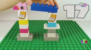 Изучаем Цифры из Лего Дупло от 1 до 20. Учим Цифры.