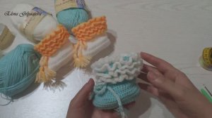 Пинетки крючком для новорожденных (2 часть. Подошва. Сборка. Оформление.)