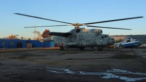 Проверка винтов вертолет Ми-6