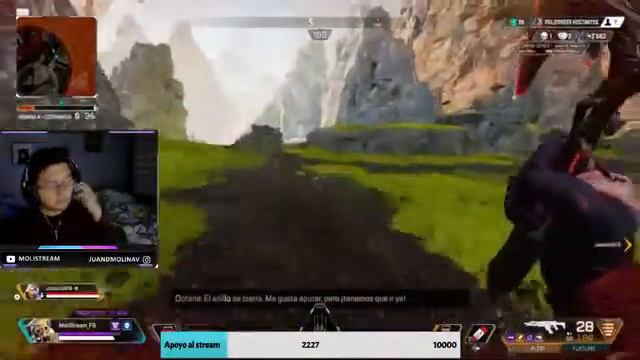 MoliStream  Apex Legends.  Lunes con L de La vamos a romper  1026